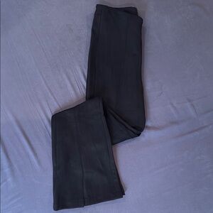 NWOT Forever 21 Black Suede Flare Pants